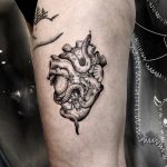 Grafische Tattoos Herz