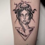 Grafische Tattoos Medusa