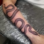 Realistic Tattoo Schlange